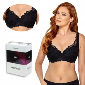 Dámska podprsenka TELIMENA Black - Nipplex