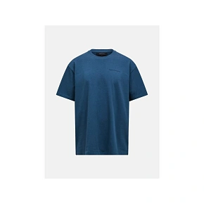 Tričko PEAK PERFORMANCE M Graphic Tee, modré Tričko PEAK PERFORMANCE M Graphic Tee, modré