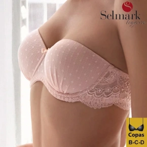 Dámska vystužená podprsenka Christelle 20116 nude - Selmark