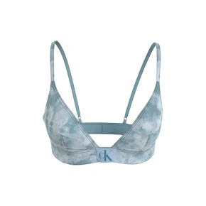Dámska plavková podprsenka bikini KW0KW02121 OGY modrá - Calvin Klein