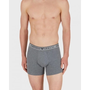 Pánske boxerky 2Pack 111912 4R720 black and grey - Emporio Armani