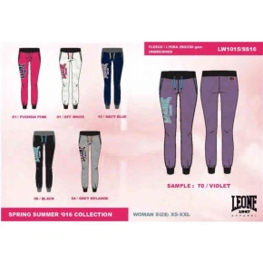 Dámske dlhé nohavice LEONE LW1015/S16 sivé "M"