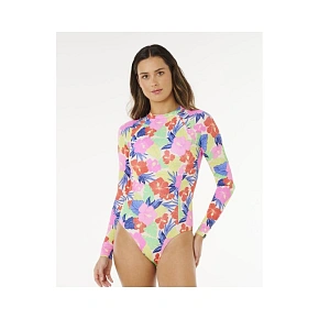 Dámsky kostým RIP CURL Party Wave UPF Surf Suit, viacfarebný Dámsky kostým RIP CURL Party Wave UPF Surf Suit, viacfarebný
