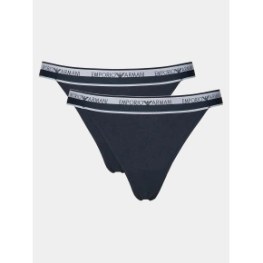Dámske tangá 2Pack 164522 4R227 00135 tmavé. modrá - Emporio Armani