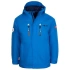 TrollKids Detská bunda do dažďa Sognefjord Jacket Pro azure blue/navy priedušná modrá (431-160)