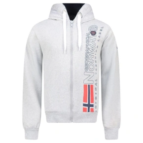 Geografické Nórsko Fogora DB 100 M WZ3066H/GN-Gray sieťovaná mikina