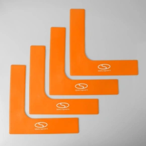 Ploché značky - rohy 25x25 cm 4 ks svetlo oranžové SMJ sport ZPN-O Ploché značky - rohy 25x25 cm 4 ks svetlo oranžové SMJ sport ZPN-O