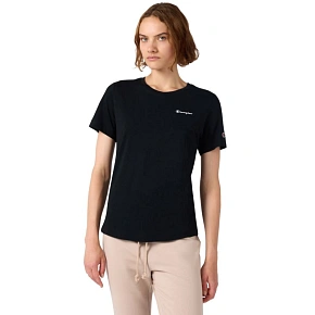 Champion Dámske tričko s krátkym rukávom Black 118408 KK001