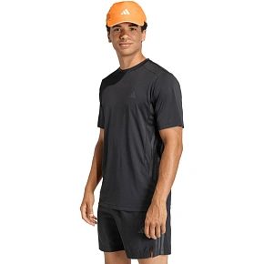 Pánske tričko adidas Tech Essentials Workout 3-Stripes, čierne, KQ7485 Pánske tričko adidas Tech Essentials Workout 3-Stripes, čierne, KQ7485