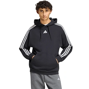 Pánska mikina adidas Essentials 3-Stripes French Terry Hoodie, čierna, KY6605 Pánska mikina adidas Essentials 3-Stripes French Terry Hoodie, čierna, KY6605