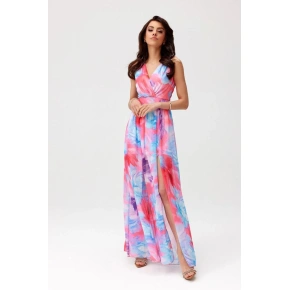 Dámske šaty SUK0477 53D /195907 Multicolor - Roco Fashion
