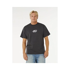 Pánske tričko RIP CURL Medina Inner Vision Spray Tee, čierne Pánske tričko RIP CURL Medina Inner Vision Spray Tee, čierne