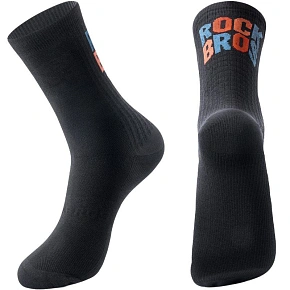 Športové ponožky Rockbros, čierne/nápis L Športové ponožky Rockbros, čierne/nápis L