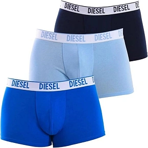 Diesel – pánske boxerky Shawn, 3 ks v balení, modré, módne, bavlnené Diesel – pánske boxerky Shawn, 3 ks v balení, modré, módne, bavlnené