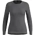 Koszulka termoaktywna z długim rękawem damska Odlo ACTIVE WARM BL TOP crew neck l/s szary   L