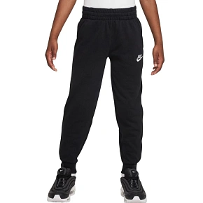 Detské fleecové nohavice Nike Club Black FD3019 010