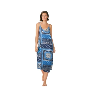 Dámska nočná košeľa YI60015 454 modrá - DKNY