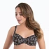 Dámska plavková podprsenka Sibel Top Bikini – vrchná časť 8447-1 čierna/zlatá – Anita Classix