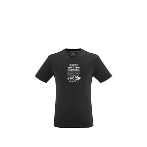 Tričko MILLET CDG CHAMONIX LOGO TS SS M čierne