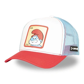 Capslab Šmolkovia Papa Smurf Trucker cap - CL/SMU/1/CT/PAPAB Capslab Šmolkovia Papa Smurf Trucker cap - CL/SMU/1/CT/PAPAB