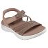 Dámske sandále Skechers GO WALK FLEX SANDAL EMMA 141473 TAN