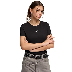 Dámske tričko Puma Ess Centered Cat Logo Tee, čierne, 692916 01 Dámske tričko Puma Ess Centered Cat Logo Tee, čierne, 692916 01
