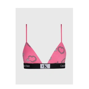 Dámska podprsenka 000QF7478E KCC pink with hearts - Calvin Klein