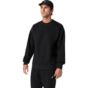 Mikina Asics Fleece Relaxed s okrúhlym výstrihom TOP