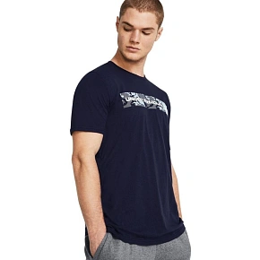 Pánske tričko Under Armour Camo Chest Stripe, tmavomodré, 1376830, veľkosť 410 M Pánske tričko Under Armour Camo Chest Stripe, tmavomodré, 1376830, veľkosť 410 M