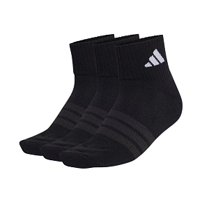 Ponožky Adidas Cushioned Sportswear Ankle 3P Black KC9633