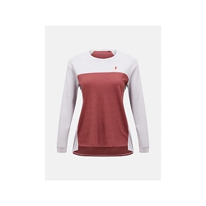 Dámske tričko PEAK PERFORMANCE W Trail Wool-Blend Longsleeve, šedá farba Dámske tričko PEAK PERFORMANCE W Trail Wool-Blend Longsleeve, šedá farba