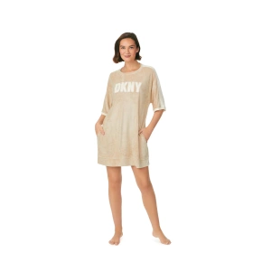 Dámska nočná košeľa YI30013 221 sv. béžová - DKNY