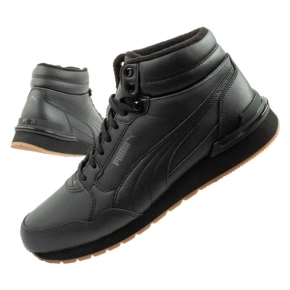 Puma ST Runner v4 Mid športové topánky Pánske členkové tenisky Black