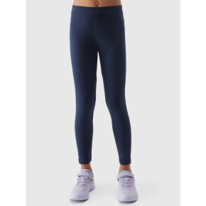 Dievčenské elastické bavlnené legíny 4F Junior