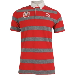 Pánske tričko Puma Polo red-grey 558241 09 pánske