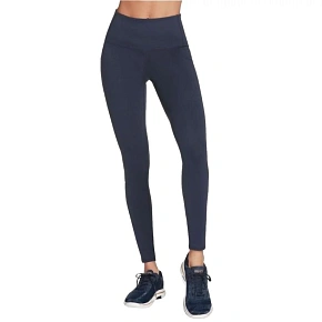 Legíny Skechers Go Walk s vysokým pásom W03LG30B-NVY, tmavomodré, veľkosť L