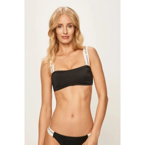 Vrchný diel plaviek KW0KW00548-BEH čiernobiela - Calvin Klein