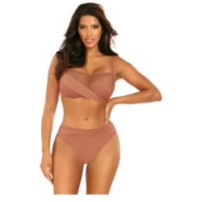 Dámske dvojdielne plavky Fashion 16 S1002N2-25 Cinnamon - Self