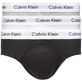 Pánske nohavičky 3 Pack 0000U2661G 998 Black/White/Grey - Calvin Klein