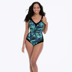 Jednodielne plavky 7326 M3 black-green-blue - Anita
