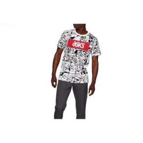 Pánske tričko M 2191A260-101 white-black-red - Asics