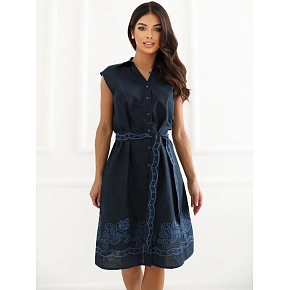 Dámske šaty J172906.99 tmavomodré – FPrice