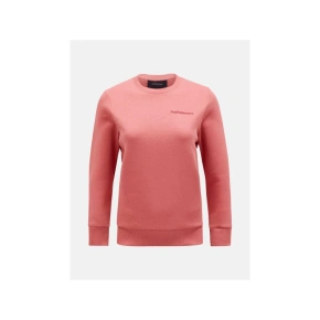 Peak Performance W Original Small Logo Crew Sweatshirt ružová
