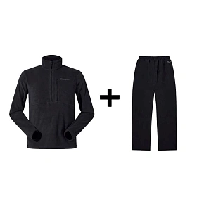 Mikina Berghaus Prism PT HZ veľkosť L Black + Berghaus HILLWALKER OVRTRS AM BLK/BLK veľkosť L