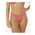 Červené plavky RIP CURL Shell Cove High Leg Cheeky