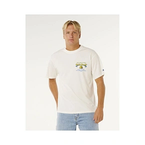 Pánske tričko RIP CURL Bells Pro 26 Bell Logo Tee, biele Pánske tričko RIP CURL Bells Pro 26 Bell Logo Tee, biele