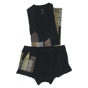 Pánsky komplet M4106E-001 hnedá - Calvin Klein