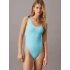 Dámske jednodielne plavky KW0KW02340 DCE light blue - Calvin Klein