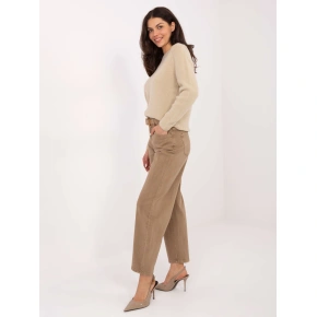 Dámske džínsové nohavice J1571 6.08 brown - FPrice