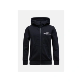 Peak Performance Jr Original Zip Hood Black